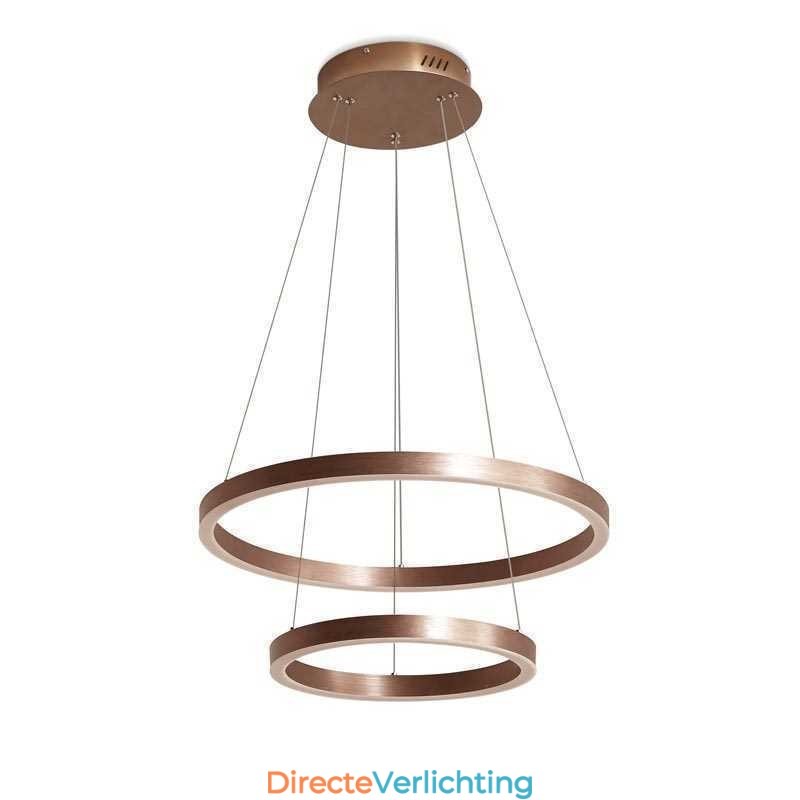 Hanglamp Tekenen Craft 2 Ringen Lamp 60+40cm