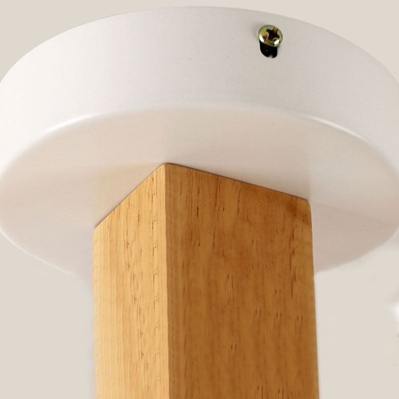 Nordic Log Hanglamp Macaron Lampfitting
