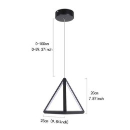 Postmoderne hanglamp Geometrische driehoekige lamp Creatieve lampverlichting