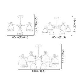 Moderne eenvoudige Macaron hanglamp creatieve houten verlichting