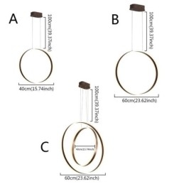 Nordic Hanglamp Acryl Ringvormige Hanglamp