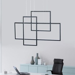 Nordic Hanglamp Geometrische Vierkante Hanglamp