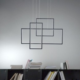 Nordic Hanglamp Geometrische Vierkante Hanglamp