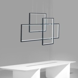 Nordic Hanglamp Geometrische Vierkante Hanglamp