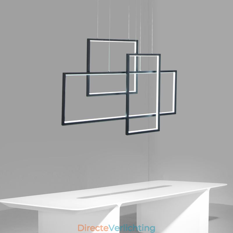 Nordic Hanglamp Geometrische Vierkante Hanglamp