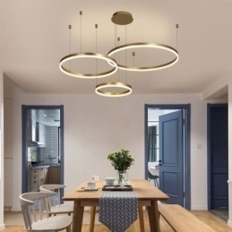 Postmoderne hanglamp, ringvormige hanglamp van acryl