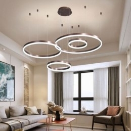 Postmoderne hanglamp, ringvormige hanglamp van acryl