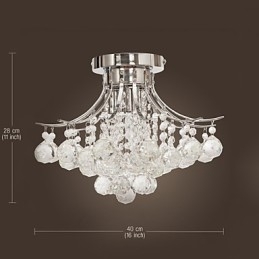 Kroonluchter Modern Kristal 3 Lichten