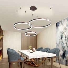 Postmoderne hanglamp, ringvormige hanglamp van acryl