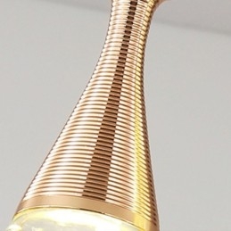 Zaadvormige glazen traanvormige cluster hanglamp