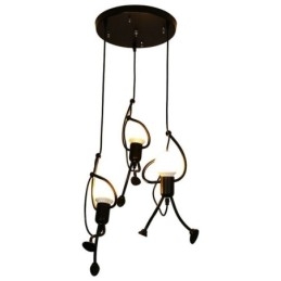 Moderne hanglamp Creatieve kleine man vorm lamp Individuele huislamp
