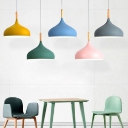 Moderne hanglamp aluminium Macaron lamp thuis verstelbare lamp