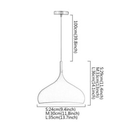 Moderne hanglamp aluminium Macaron lamp thuis verstelbare lamp