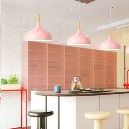 Moderne hanglamp aluminium Macaron lamp thuis verstelbare lamp