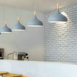 Moderne hanglamp aluminium Macaron lamp thuis verstelbare lamp