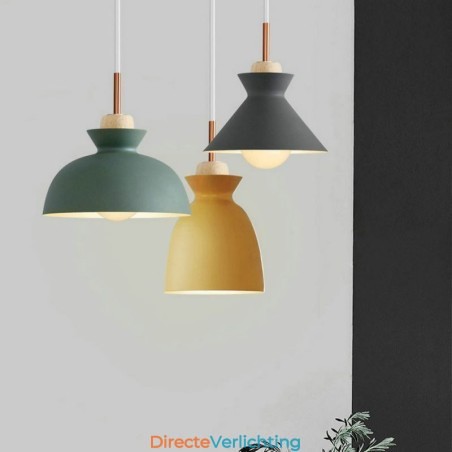 Hanglamp Nordic Metal Dome Macaron Kleuren Lamp Licht Hanglamp Nordic Metal Dome Macaron Kleuren Lamp Licht