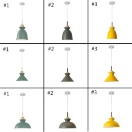 Hanglamp Nordic Metal Dome Macaron Kleuren Lamp Licht