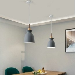 Hanglamp Nordic Metal Dome Macaron Kleuren Lamp Licht