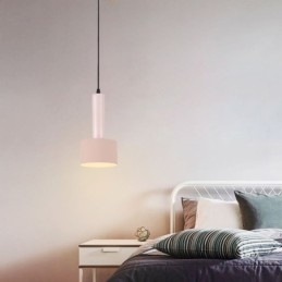 Moderne eenvoudige hanglamp cilindervormige lamp aluminium verlichtingslamp