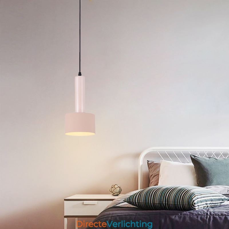 Moderne eenvoudige hanglamp cilindervormige lamp aluminium verlichtingslamp