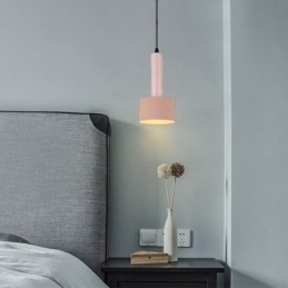 Moderne eenvoudige hanglamp cilindervormige lamp aluminium verlichtingslamp
