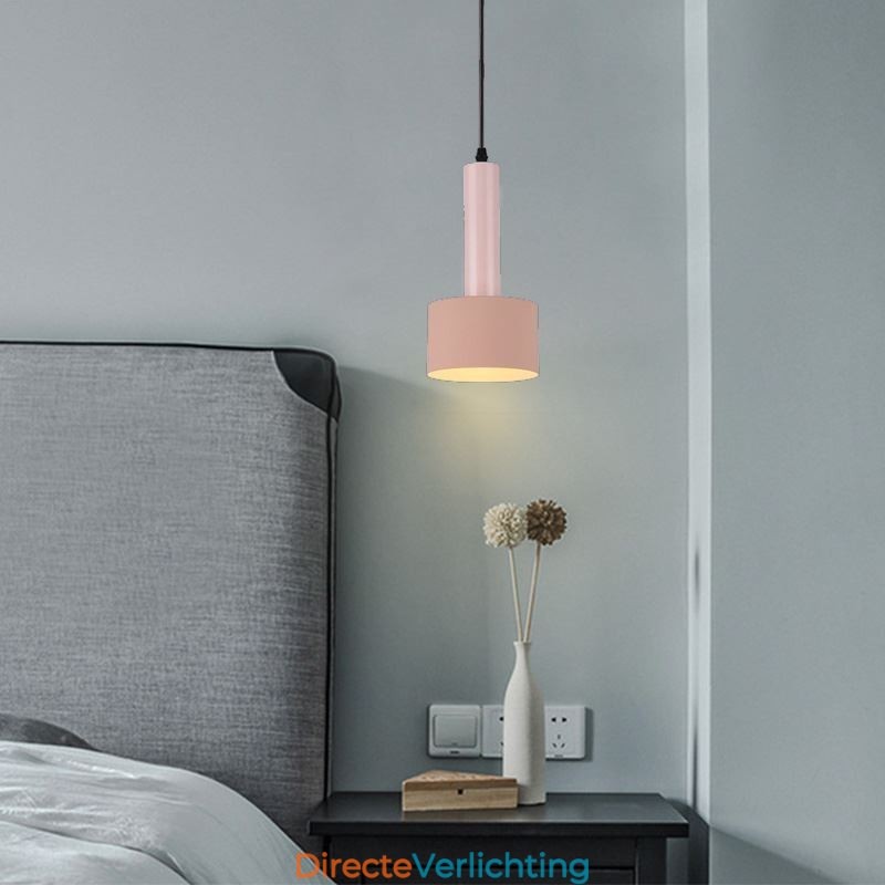 Moderne eenvoudige hanglamp cilindervormige lamp aluminium verlichtingslamp