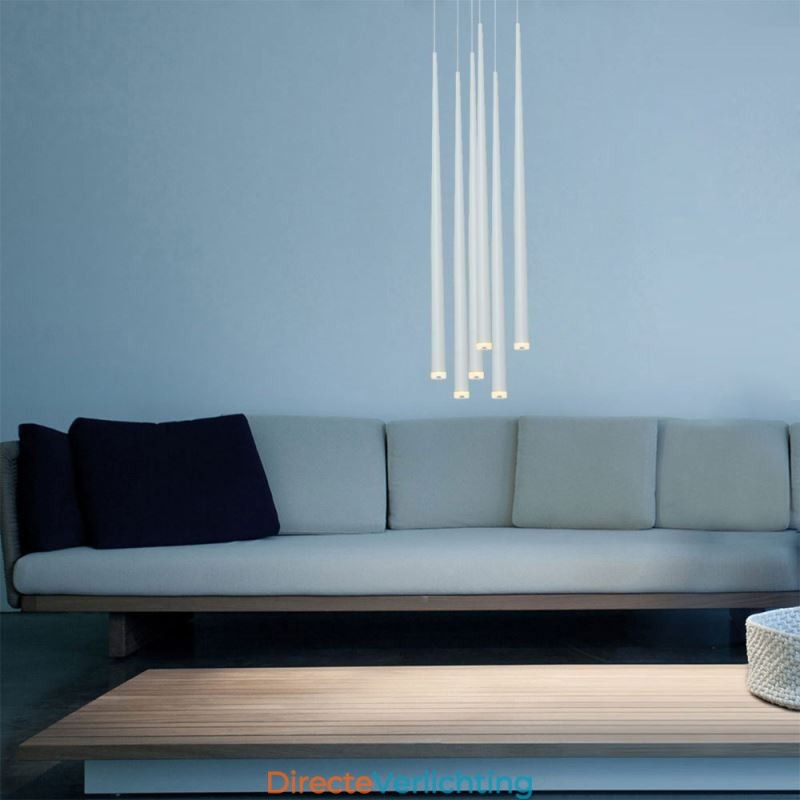 Moderne eenvoudige hanglamp cilindervormige verlichting meteoorregenlamp