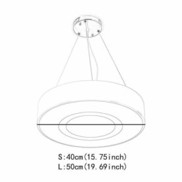 Moderne unieke hanglamp ronde lamp eenvoudige warme verlichting licht