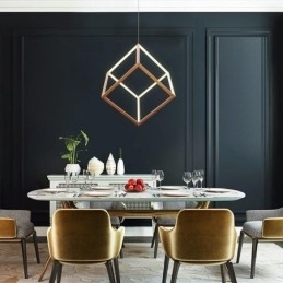Postmoderne hanglamp Geometrische gouden hanglamp