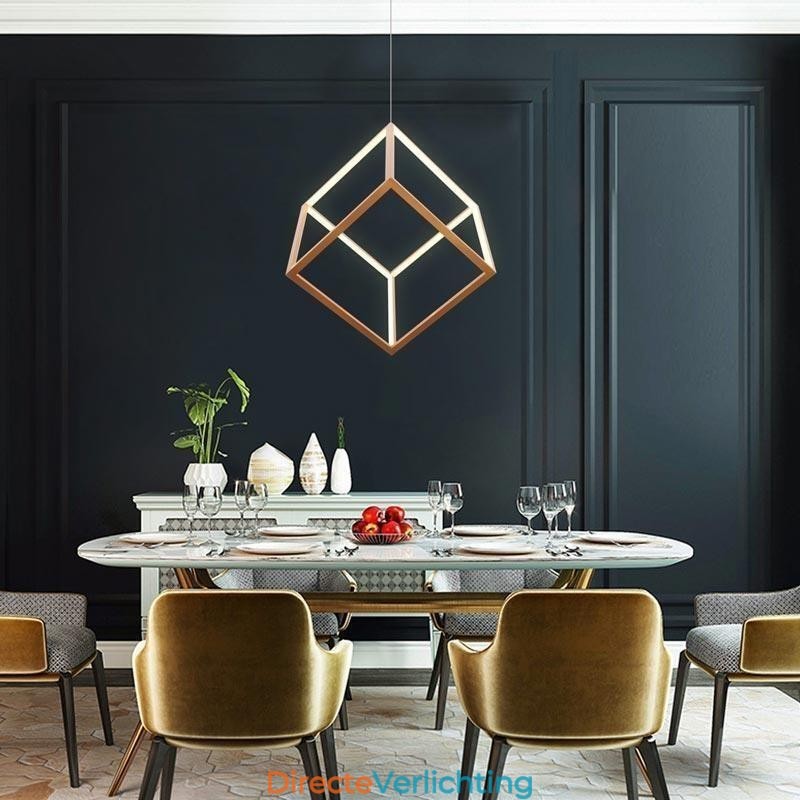Postmoderne hanglamp Geometrische gouden hanglamp