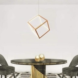 Postmoderne hanglamp Geometrische gouden hanglamp