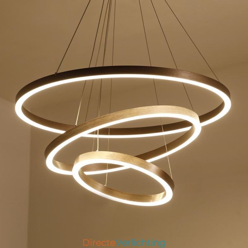 Hanglamp Tekenen Craft 3 Ringen Lamp 80+60+40cm