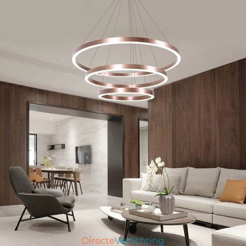 Hanglamp Tekenen Craft 3 Ringen Lamp 80+60+40cm