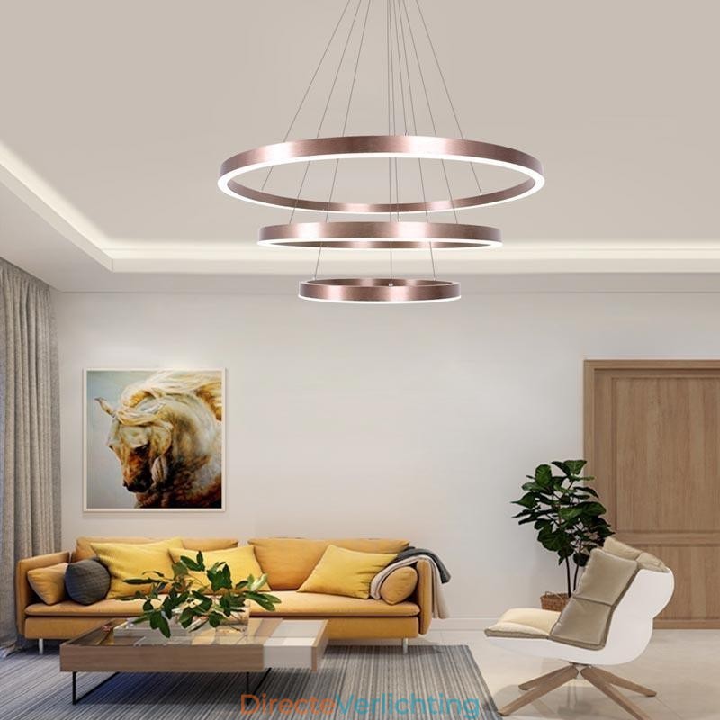 Hanglamp Tekenen Craft 3 Ringen Lamp 80+60+40cm