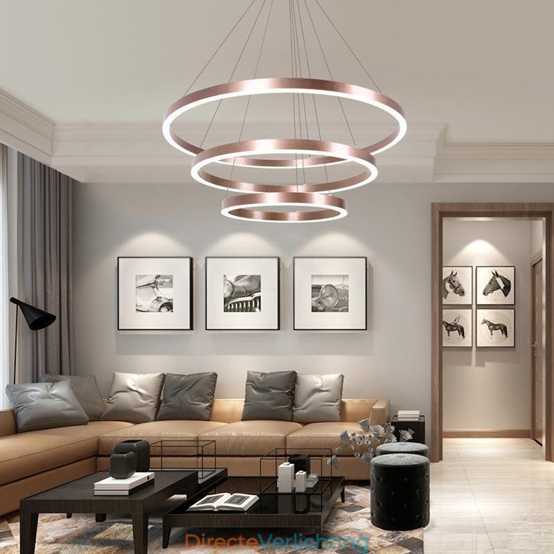 Hanglamp Tekenen Craft 3 Ringen Lamp 80+60+40cm