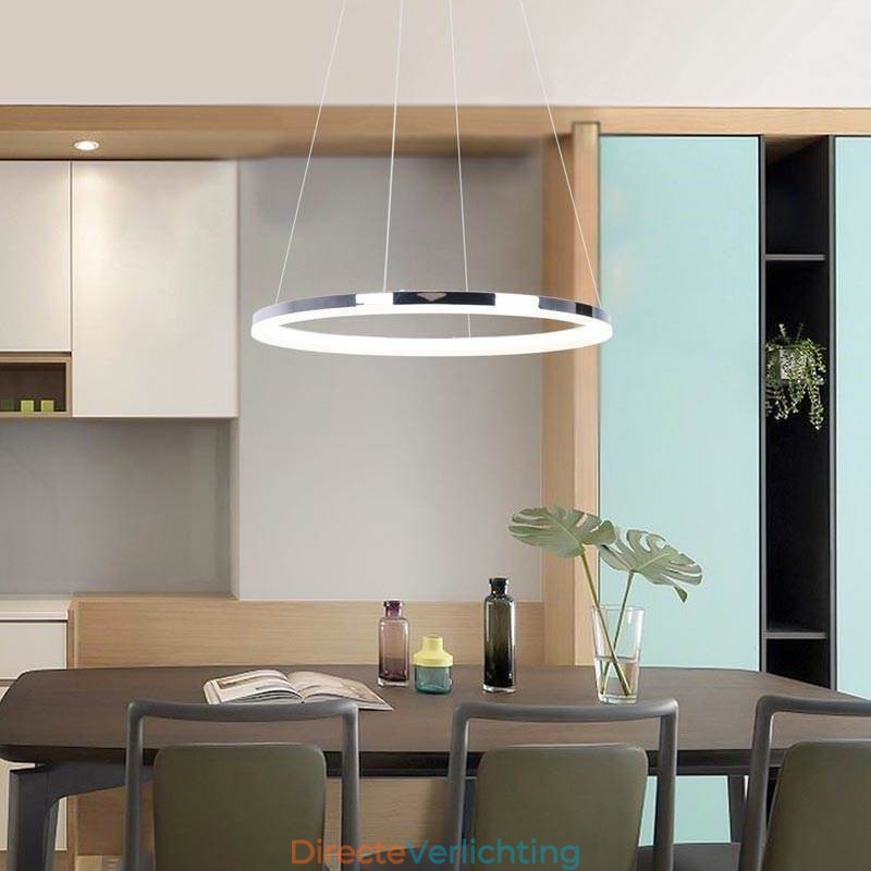 Moderne hanglamp acryl cirkellamp 40cm