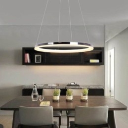 Moderne hanglamp acryl cirkellamp 40cm