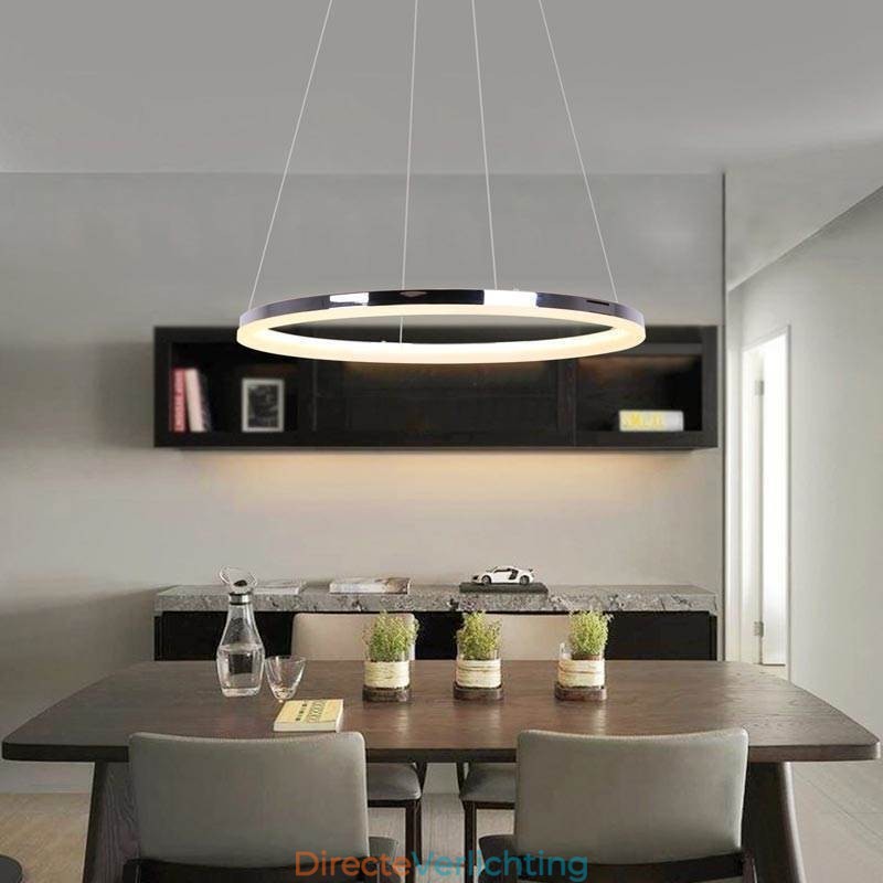 Moderne hanglamp acryl cirkellamp 40cm