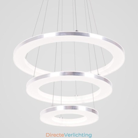 Moderne hanglamp acryl 3 ringen lamp 40+30+20cm Moderne hanglamp acryl 3 ringen lamp 40+30+20cm