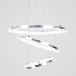 Moderne hanglamp acryl 3 ringen lamp 40+30+20cm