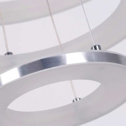 Moderne hanglamp acryl 3 ringen lamp 40+30+20cm