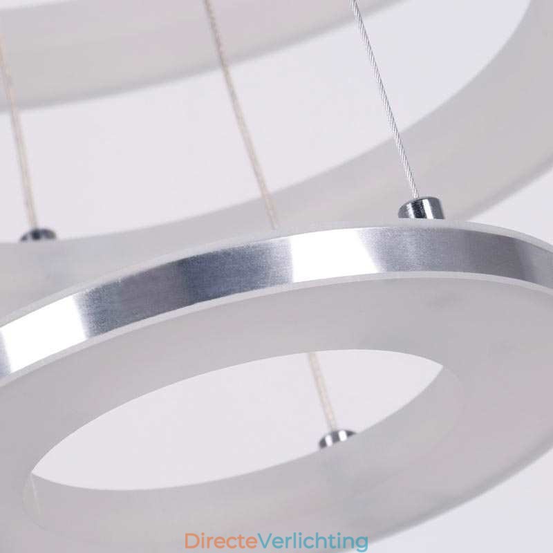 Moderne hanglamp acryl 3 ringen lamp 40+30+20cm