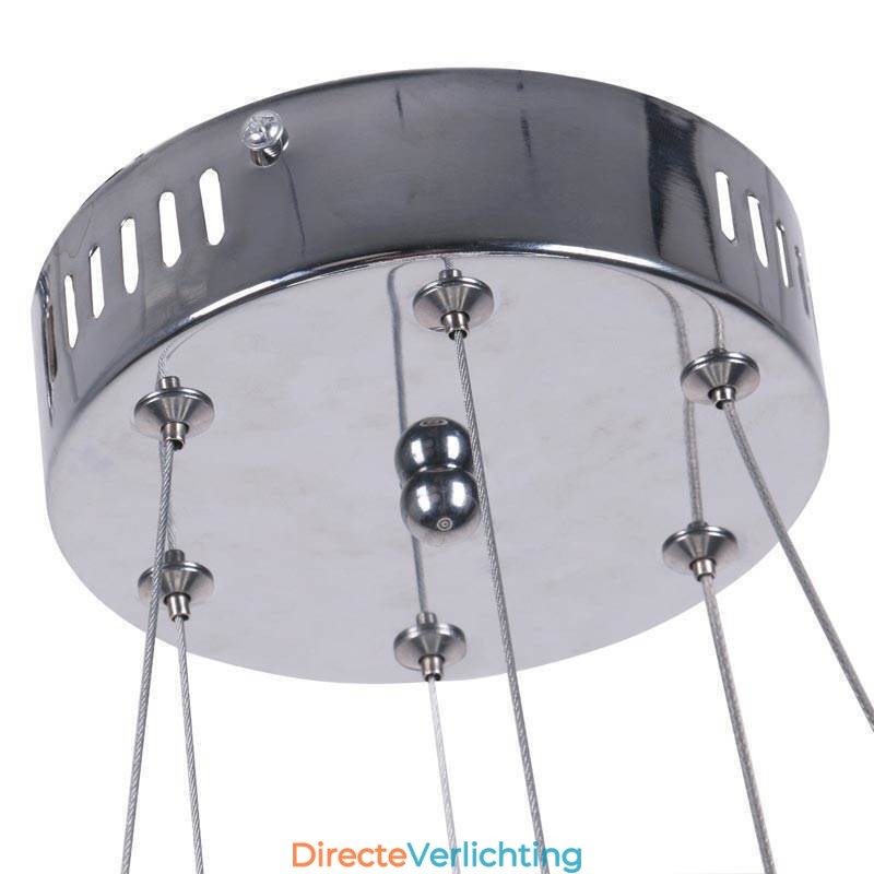 Moderne hanglamp acryl 2 ringen lamp 40+20cm