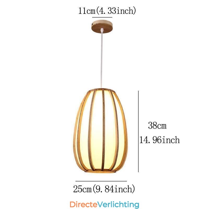 Visuele Comfort Bamboe Hanglamp