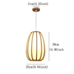 Visuele Comfort Bamboe Hanglamp