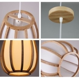 Visuele Comfort Bamboe Hanglamp