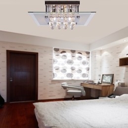 Plafondlamp Modern Crystal Living 5 lampen