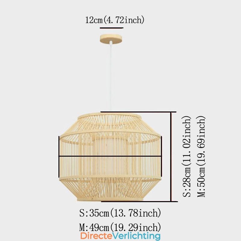 Lantaarn Bamboe Hanglamp Creatieve Japanse Hanglamp