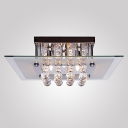 Plafondlamp Modern Crystal Living 5 lampen