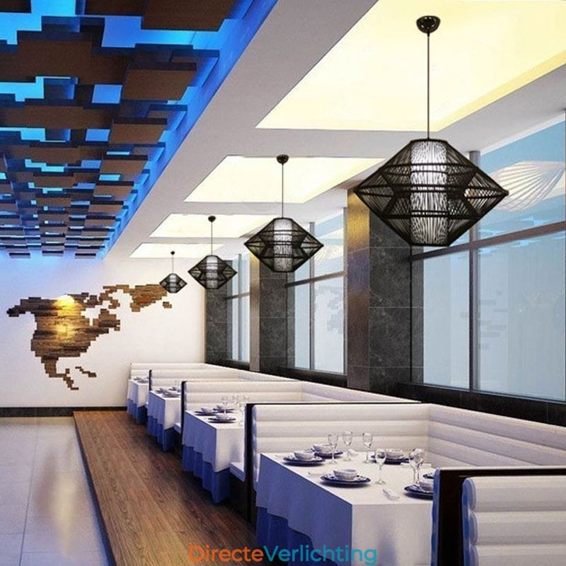 Gyroscoop Design Bamboe Hanglamp